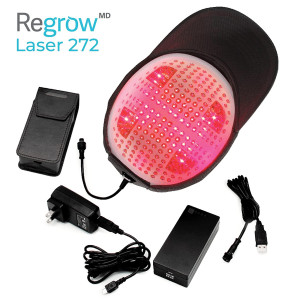 HairMax RegrowMD Laser Hair Growth Cap, FDA Cleared, 272 Medical Grade Lasers, Hair Loss Treatment for Men and Women, Full Scalp