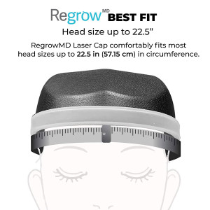 HairMax RegrowMD Laser Hair Growth Cap, FDA Cleared, 272 Medical Grade Lasers, Hair Loss Treatment for Men and Women, Full Scalp