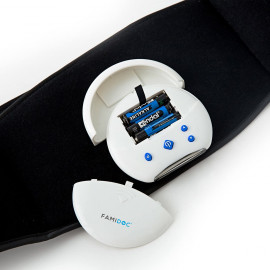 Waist Trimmer & EMS Muscle Stimulator Belt - Burn Fat & Tone Abs