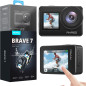 AKASO Brave 7 LE : Caméra dAction 4K Étanche avec Double Écran - Capturez lAventure !