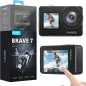AKASO Brave 7 LE : Caméra dAction 4K Étanche avec Double Écran - Capturez lAventure !