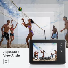 AKASO Brave 7 4K30FPS 20MP WiFi Action Camera with Touch Screen IPX8 33FT Waterproof Camera EIS 2.0 Zoom Support External Mic