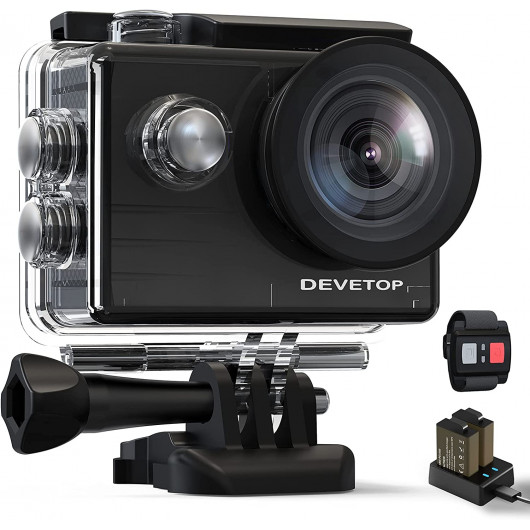 4K 20MP Action Camera UHD Underwater Camera As Go Pro Camera 170° Wide  Angle