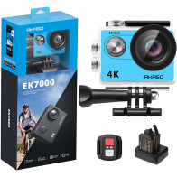 AKASO EK7000 4K30FPS Action Camera Ultra HD Underwater Camera 170 Degree Wide Angle 98FT Waterproof Camera Silver