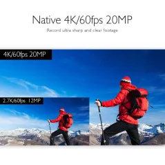 AKASO V50 Elite: Caméra dAction 4K60fps Étanche avec Contrôle Vocal – Capturez Chaque Aventure!