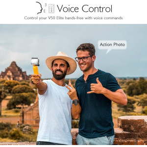 AKASO V50 Elite 4K60fps Touch Screen WiFi Action Camera Voice Control EIS Web Camera 131 feet Waterproof Camera Adjustable View