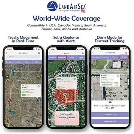 LandAirSea 54 : Tracker GPS Étanche et Magnétique - Suivi Temps Réel, Autonomie Exceptionnelle!