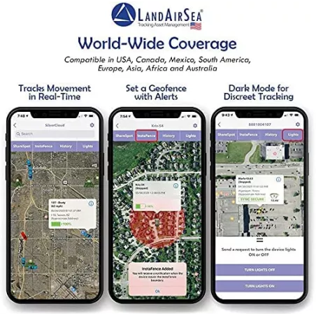 LandAirSea 54 : Tracker GPS Étanche et Magnétique - Suivi Temps Réel, Autonomie Exceptionnelle!