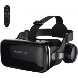 LONGLU Virtual Reality 3D VR Headset Glasses for Movies & Video Games IMAX , 3D VR Glasses Helmets Compatible for iPhone &