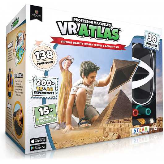 Atlas VR du Professeur Maxwell - Kit d'Apprentissage Interactif 4D