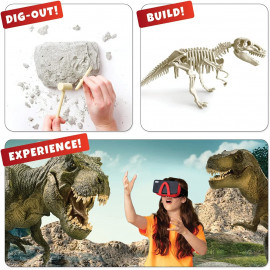 Abacus Brands Dino Dig VR: Engaging Virtual Reality Kids Science Kit