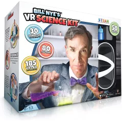 Abacus Brands Bill Nye's VR Science Kit - Virtual Reality Kids Science Kit, Book and Interactive STEM Learning Activity Set