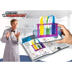 Abacus Brands Bill Nye's VR Science Kit - Virtual Reality Kids Science Kit, Book and Interactive STEM Learning Activity Set