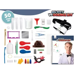 Abacus Brands Bill Nye's VR Science Kit - Virtual Reality Kids Science Kit, Book and Interactive STEM Learning Activity Set