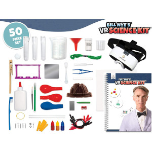 Abacus Brands Bill Nye's VR Science Kit - Virtual Reality Kids Science Kit, Book and Interactive STEM Learning Activity Set