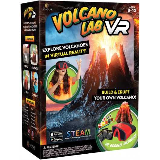 Abacus Brands Volcano Lab VR - Interactive STEM Kit for Kids