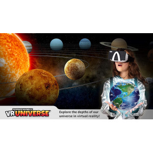 Professor Maxwell's VR Universe - Virtual Reality Kids Space Science Book and Interactive STEM Learning Activity Set (Full