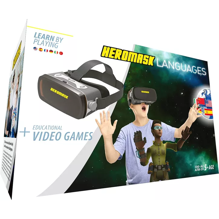 Heromask : Casque VR éducatif pour enfants - Apprendre les langues en samusant !