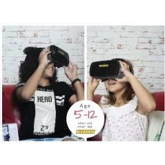 Heromask Virtual Reality Headset for Children + Video Games to Learn Spanish Italian etc [Language Learning] Stem Toys. Kids