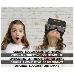 Heromask Virtual Reality Headset for Children + Video Games to Learn Spanish Italian etc [Language Learning] Stem Toys. Kids