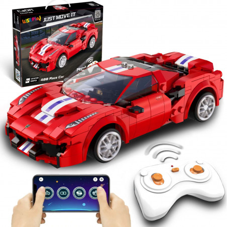 WISEPLAY STEM Toys for 7 - 10 Year Old Boys & Girls - 306pcs RC Car Building Block Set - STEM Building Toys for Boys & Girls