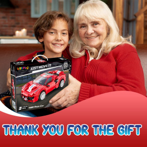 WISEPLAY STEM Toys for 7 - 10 Year Old Boys & Girls - 306pcs RC Car Building Block Set - STEM Building Toys for Boys & Girls