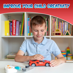 WISEPLAY STEM Toys for 7 - 10 Year Old Boys & Girls - 306pcs RC Car Building Block Set - STEM Building Toys for Boys & Girls