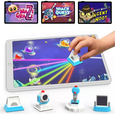 PlayShifu Interactive STEM Toys - Tacto Laser (Kit + App) | Educational Toy Science Kit for Kids | 4 5 6 7 8 Year Old Birthday