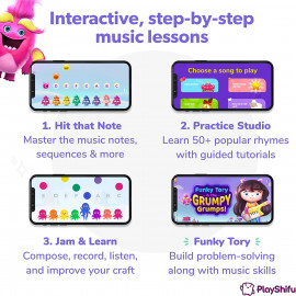 Plugo Tunes par PlayShifu - Kit d'apprentissage du piano pour Desc...