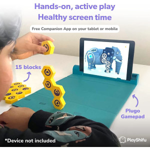 PlayShifu Interactive STEM Toys - Plugo Link (Kit + App) | Educational Toy for Kids 4-10 Years | Brain Games | Magnetic Building