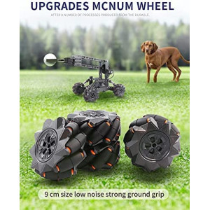 VANLINNY Smart Robot Arm Kit,2-in 1 Science Kits with 4-DOF Robotic Car,Electronic Programming DIY Toy for Kids Ages 8+,Promotes