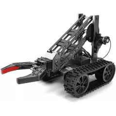 VANLINNY Smart Robot Arm Kit,2-in 1 Science Kits with 4-DOF Robotic Car,Electronic Programming DIY Toy for Kids Ages 8+,Promotes