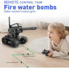 VANLINNY RC Tank,Robot Kit for Boys Girls,2-in-1 DIY Remote Control Car with 2000 Water Beads All Terrain Monster Truck,STEM