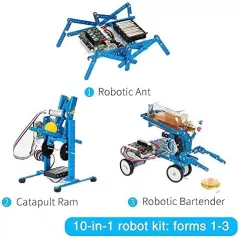 Makeblock mBot Ultimate 10-in-1 Coding Robot Building Toys for Adults & Kids Ages 12+, App Remote Control Robot Toys Science