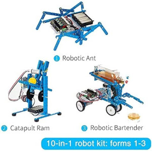 Makeblock mBot Ultimate 10-in-1 Coding Robot Building Toys for Adults & Kids Ages 12+, App Remote Control Robot Toys Science