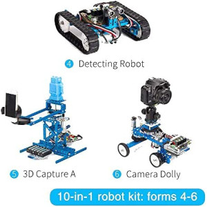 Makeblock mBot Ultimate 10-in-1 Coding Robot Building Toys for Adults & Kids Ages 12+, App Remote Control Robot Toys Science