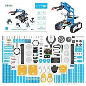 Makeblock mBot Ultimate 10-in-1 Coding Robot Building Toys for Adults & Kids Ages 12+, App Remote Control Robot Toys Science