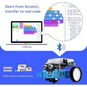 Makeblock mBot STEM Projects for Kids Ages 8-12, Learning & Education Toys for Boys and Girls to Learn Robotics, Electronics and