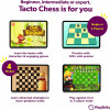 PlayShifu Interactive Chess Board Game - Tacto Chess (Kit + App with 4 Modes) Fun Chess Set for Kids, Beginners, for Kids, Age 6