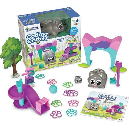 Learning Resources- Créatures à Programmer Scamper et Sneaker, LER3081