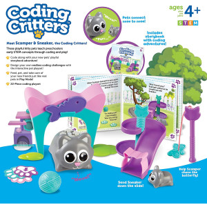 Learning Resources- Créatures à Programmer Scamper et Sneaker, LER3081