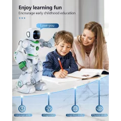 Robot Intelligent Ruko Carle: Jouet Éducatif Programmable avec Commande Vocale - Le Cadeau Parfait pour Enfants!