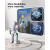 Ruko Large Smart Robot Toys for Kids, RC Robot Carle with Voice and app Control, Gifts for 4-9 Years Old Boys and Girls,