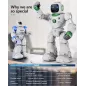 Robot Intelligent Ruko Carle: Jouet Éducatif Programmable avec Commande Vocale - Le Cadeau Parfait pour Enfants!