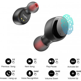 TOZO T6 True Wireless Earbuds - High-Quality Bluetooth Headphones with Immersive Sound