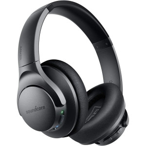 Anker Soundcore Life Q20 Hybrid Active Noise Cancelling Headphones, Wireless Over Ear Bluetooth Headphones, 40H Playtime, Hi-Res