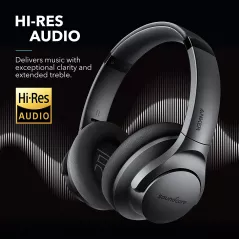 Anker Soundcore Life Q20 Hybrid Active Noise Cancelling Headphones, Wireless Over Ear Bluetooth Headphones, 40H Playtime, Hi-Res