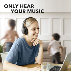 Anker Soundcore Life Q20 Hybrid Active Noise Cancelling Headphones, Wireless Over Ear Bluetooth Headphones, 40H Playtime, Hi-Res
