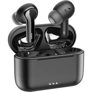 TOZO NC2 Hybrid Active Noise Cancelling Wireless Earbuds, in-Ear Detection Headphones, IPX6 Waterproof Bluetooth 5.2 Stereo