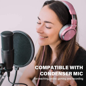 OneOdio Wired Over Ear Headphones Studio Monitor & Mixing DJ Stereo Headsets with 50mm Neodymium Drivers and 1/4 to 3.5mm Audio